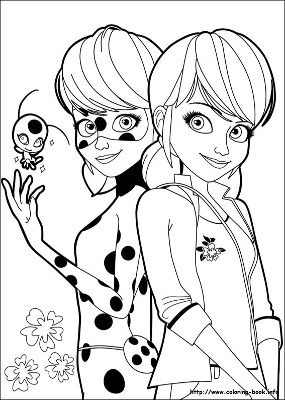 Miraculous Ladybug coloring picture