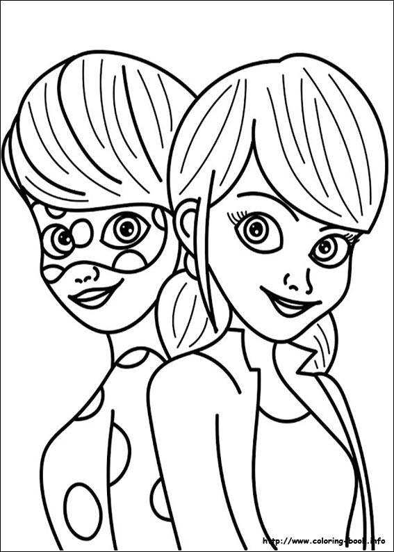 Miraculous Ladybug coloring picture