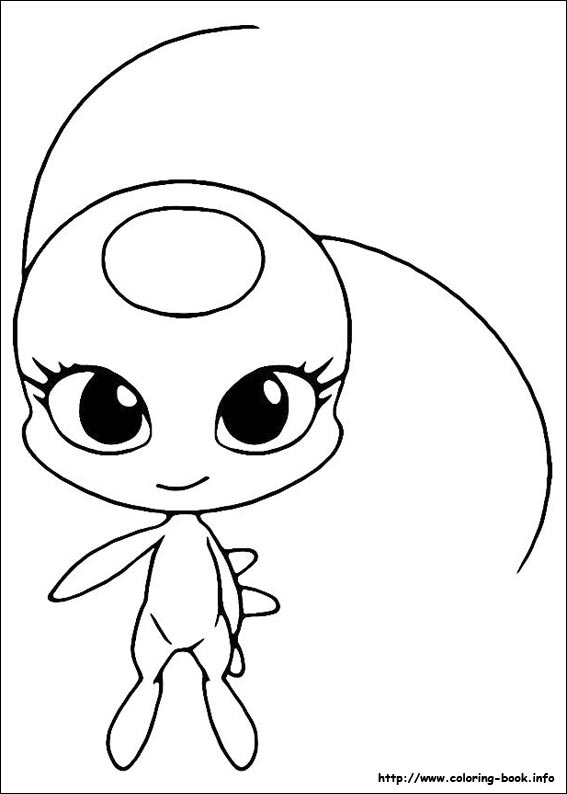 Miraculous Ladybug coloring picture