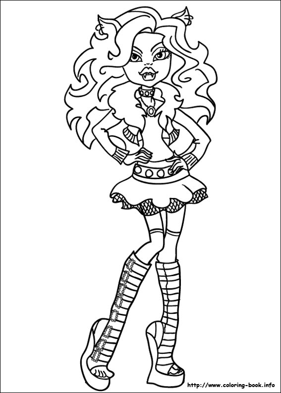 Monster High coloring picture