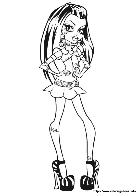 Monster High coloring picture