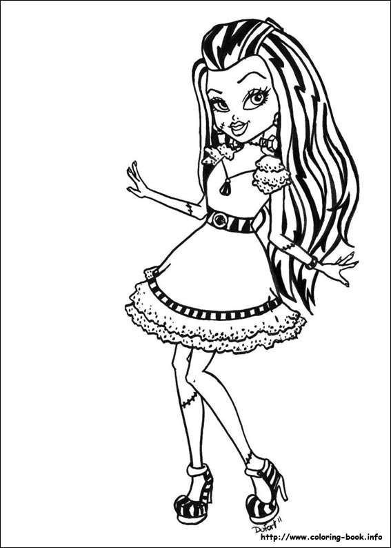 Monster High coloring picture