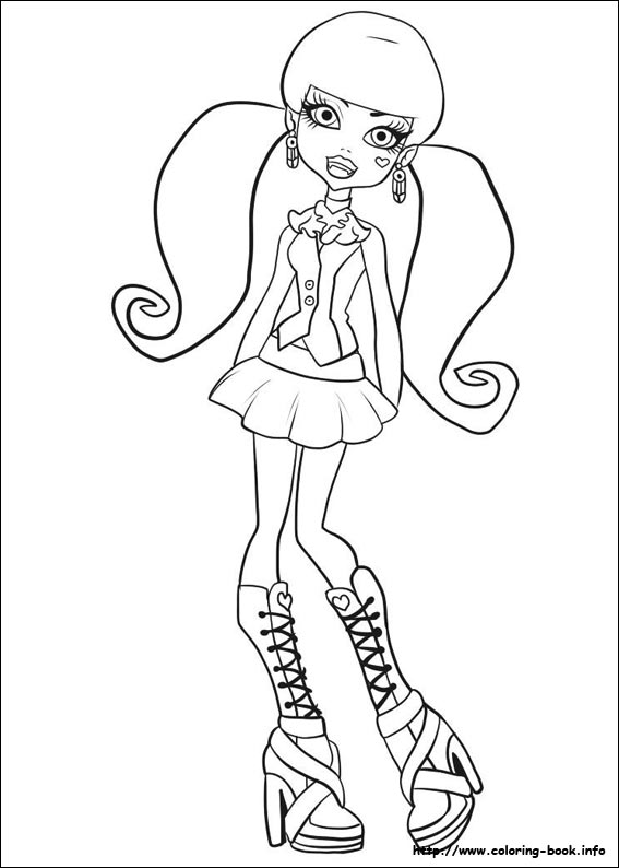 Monster High coloring picture