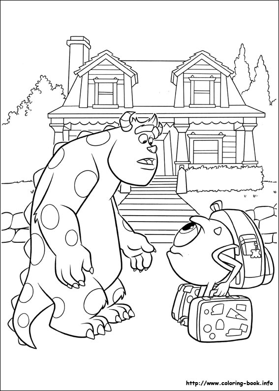 Monsters University coloring picture