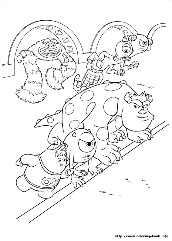 Monsters University coloring picture