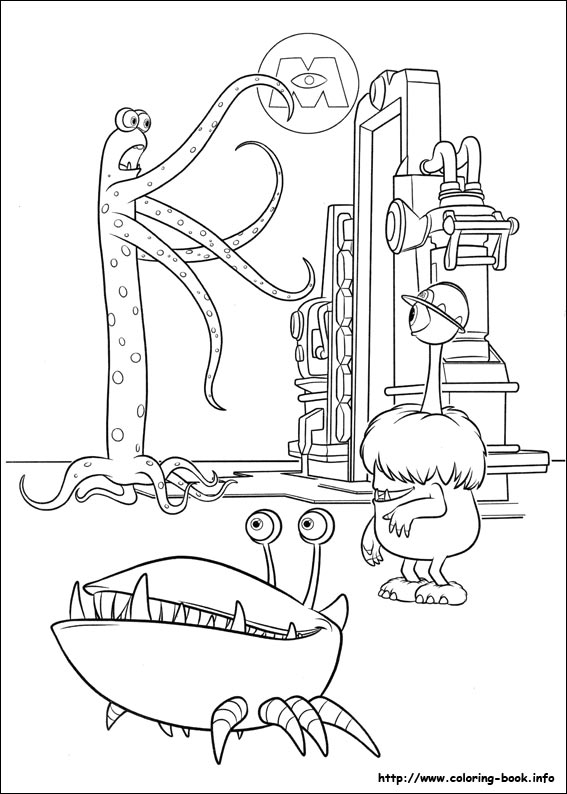 Monsters University coloring picture