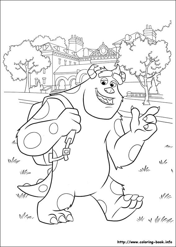 Monsters University coloring picture