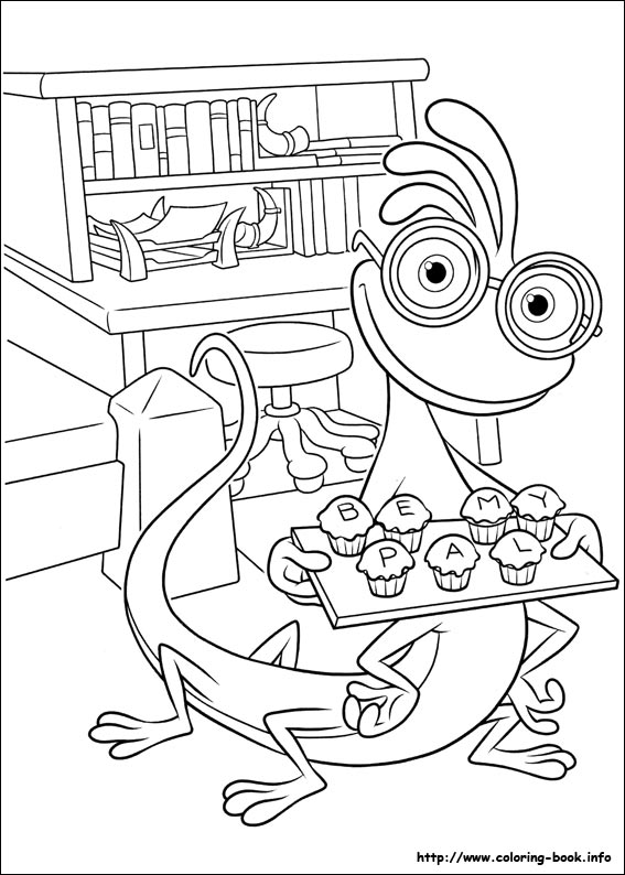 Monsters University coloring picture