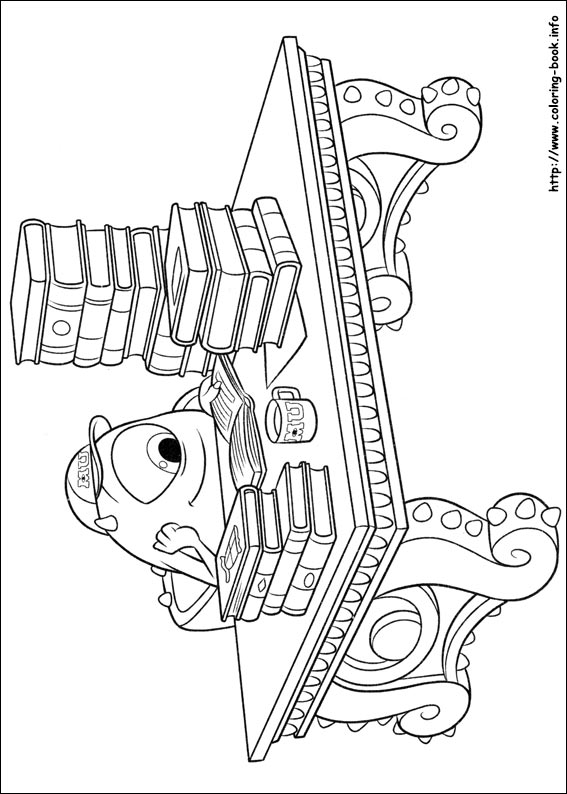 Monsters University coloring picture