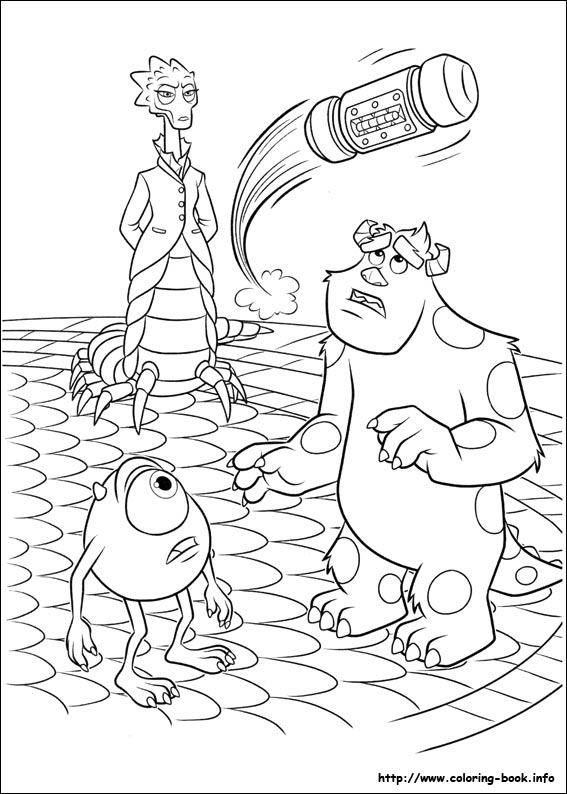 Monsters University coloring picture