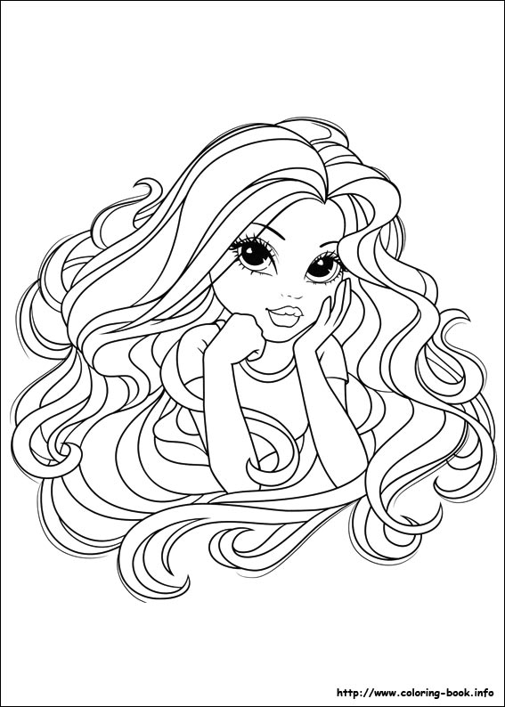 Moxie Girlz coloring picture