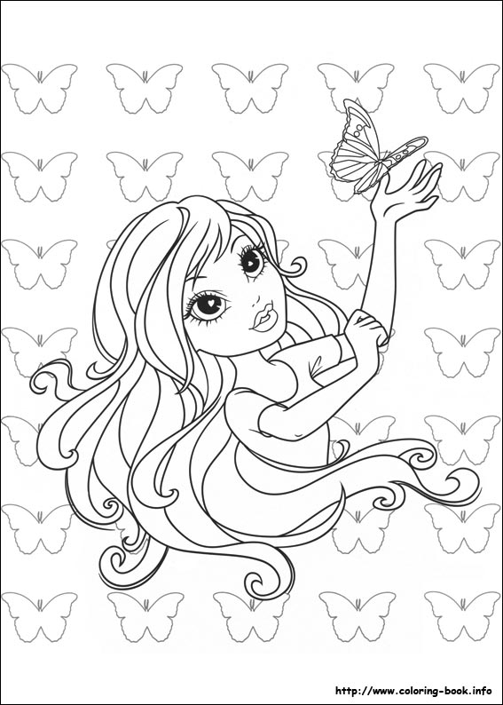 Moxie Girlz coloring picture