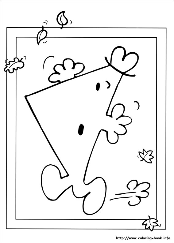 Mr. Men coloring picture