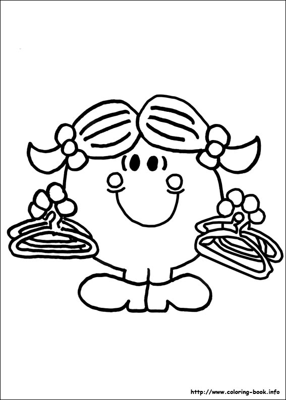 Mr. Men coloring picture