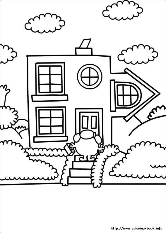 Mr. Men coloring picture