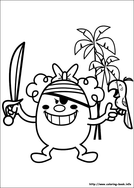 Mr. Men coloring picture