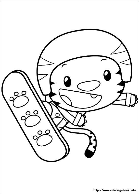 Ni Hao Kai-Lan coloring picture