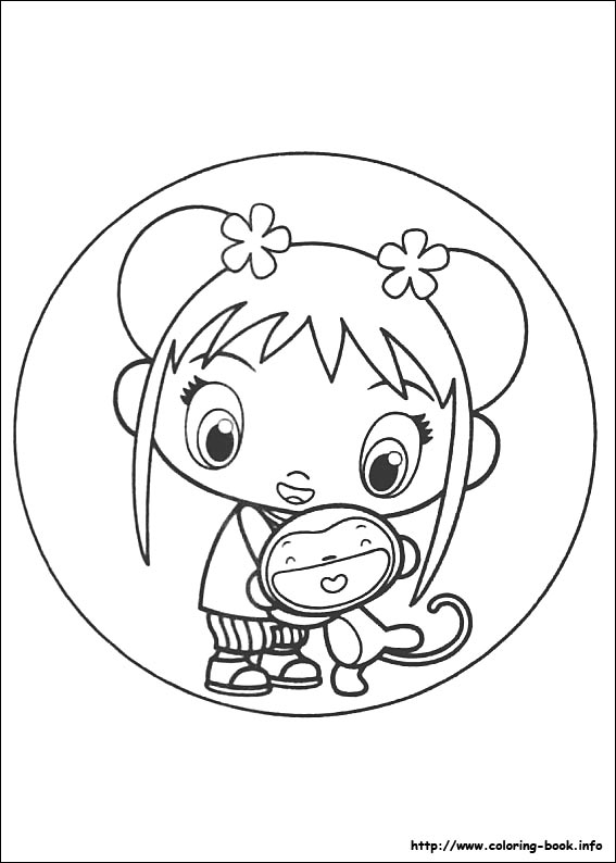 Ni Hao Kai-Lan coloring picture