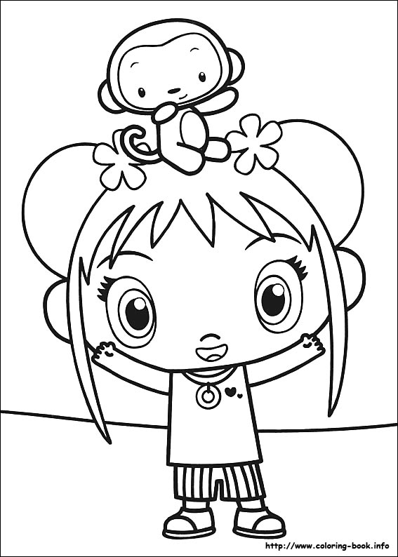 Ni Hao Kai-Lan coloring picture