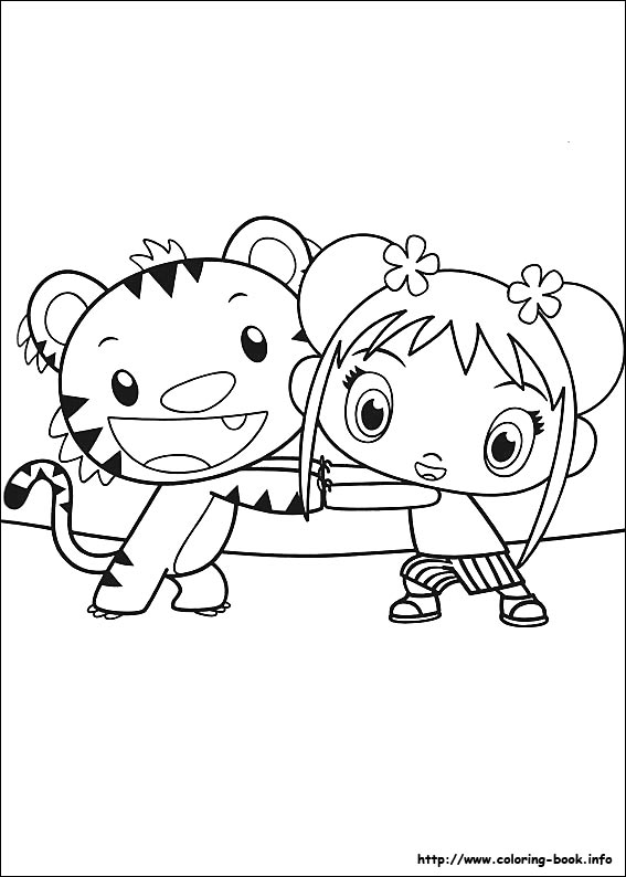 Ni Hao Kai-Lan coloring picture