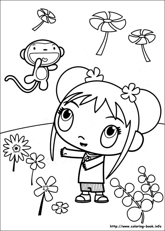 Ni Hao Kai-Lan coloring picture