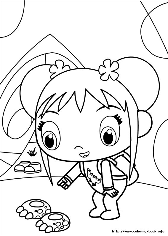 Ni Hao Kai-Lan coloring picture