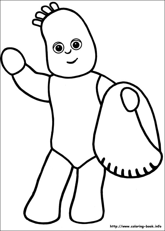 In the night garden coloring picture