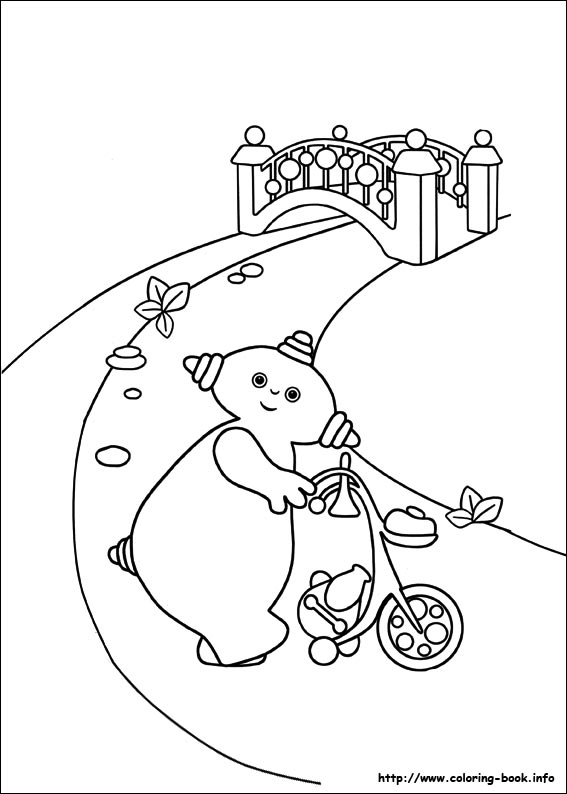 In the night garden coloring picture