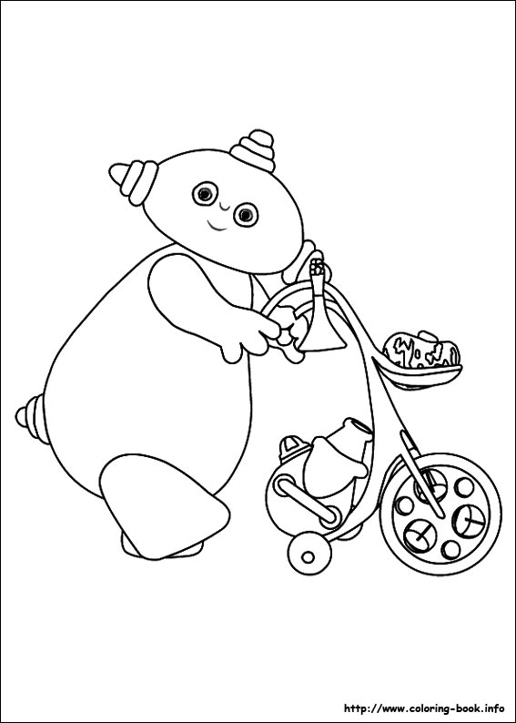 In the night garden coloring picture