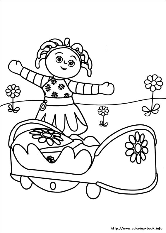 In the night garden coloring picture