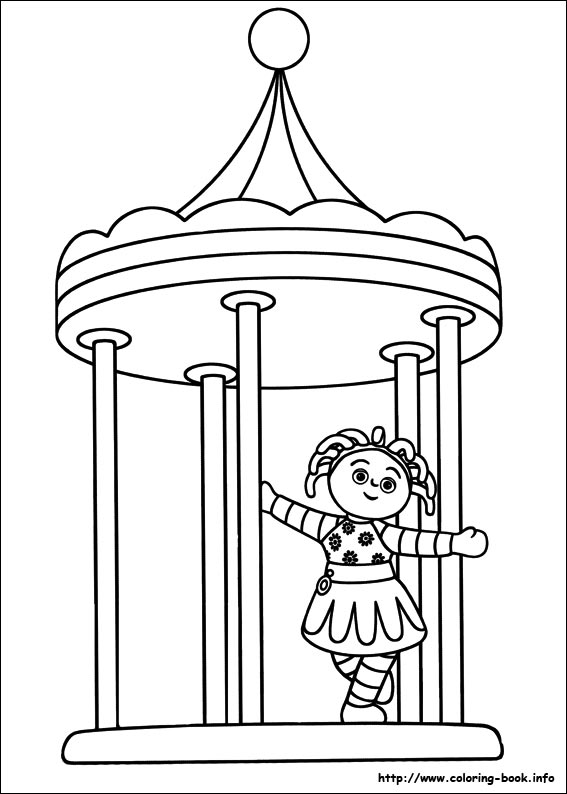 In the night garden coloring picture
