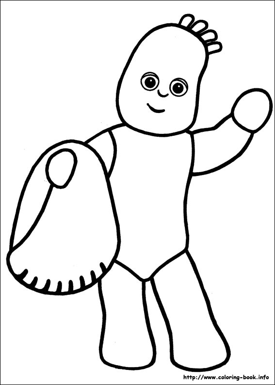 In the night garden coloring picture