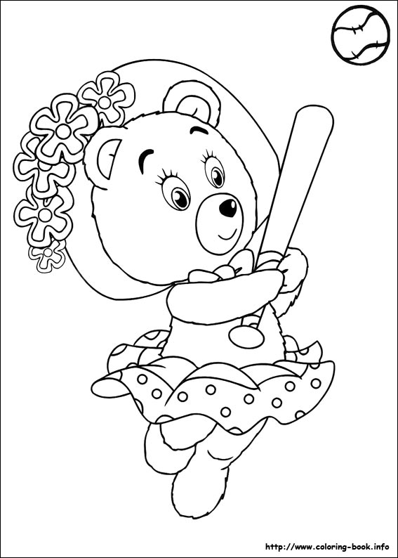 Noddy coloring picture