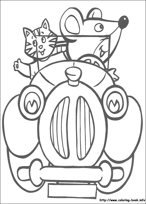 Noddy coloring picture