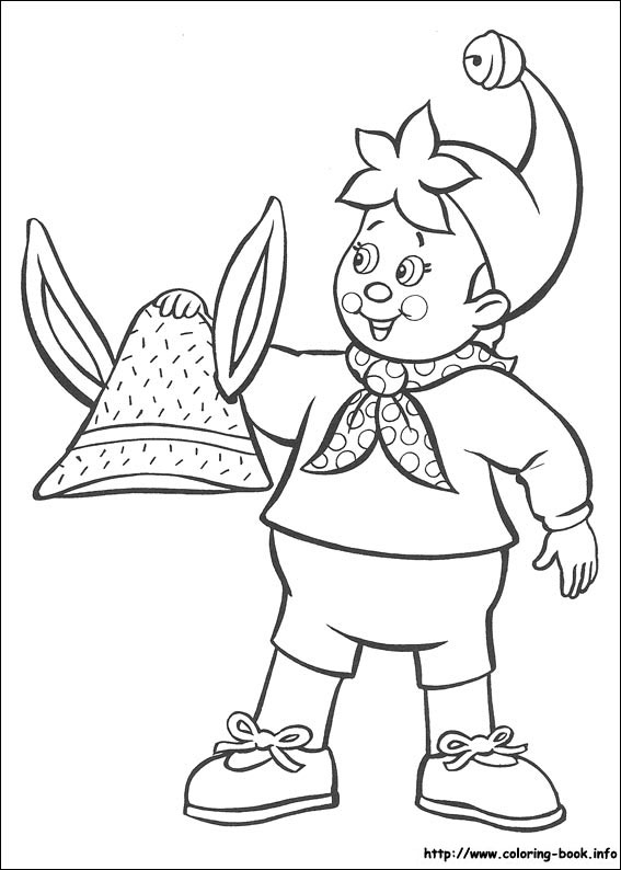 Noddy coloring picture