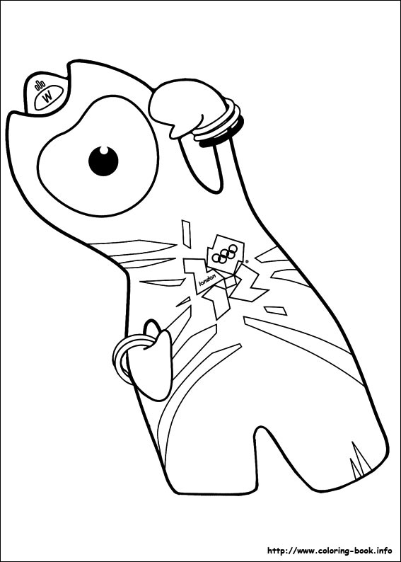 Olympic Games coloring picture