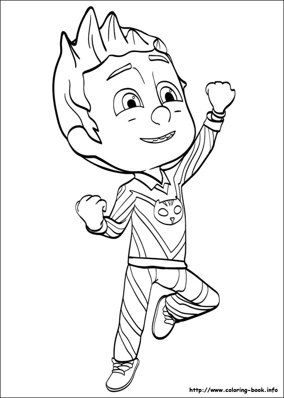 PJ Masks coloring picture