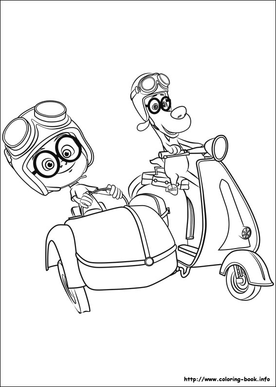 Mr. Peabody & Sherman coloring picture