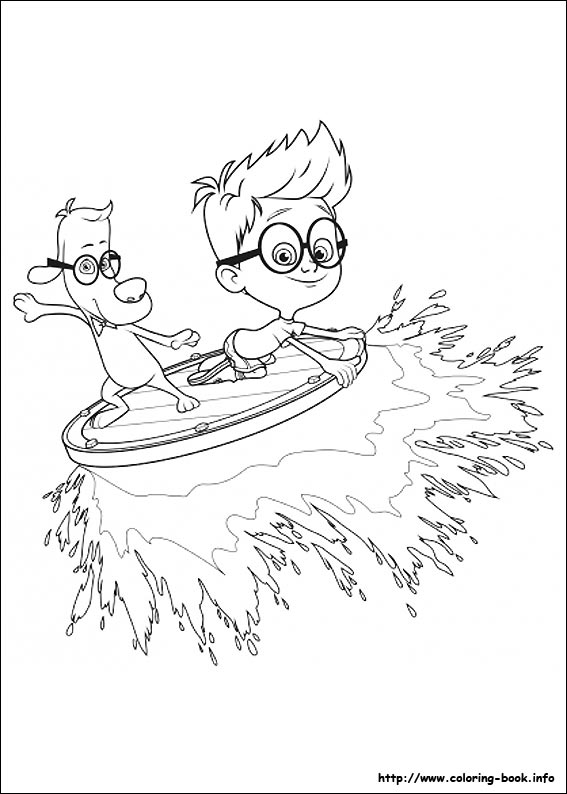 Mr. Peabody & Sherman coloring picture