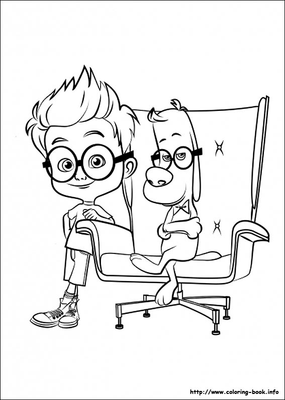 Mr. Peabody & Sherman coloring picture