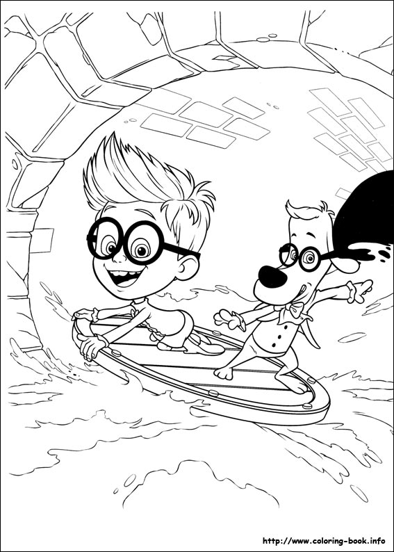 Mr. Peabody & Sherman coloring picture