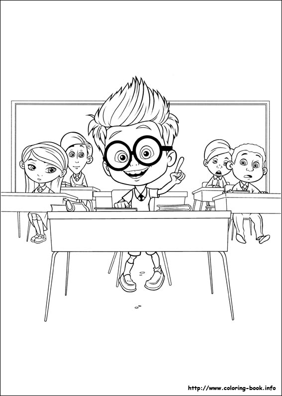 Mr. Peabody & Sherman coloring picture