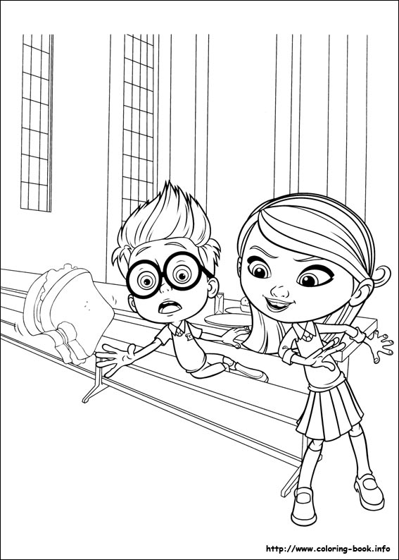 Mr. Peabody & Sherman coloring picture