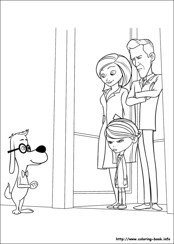 Mr. Peabody & Sherman coloring picture