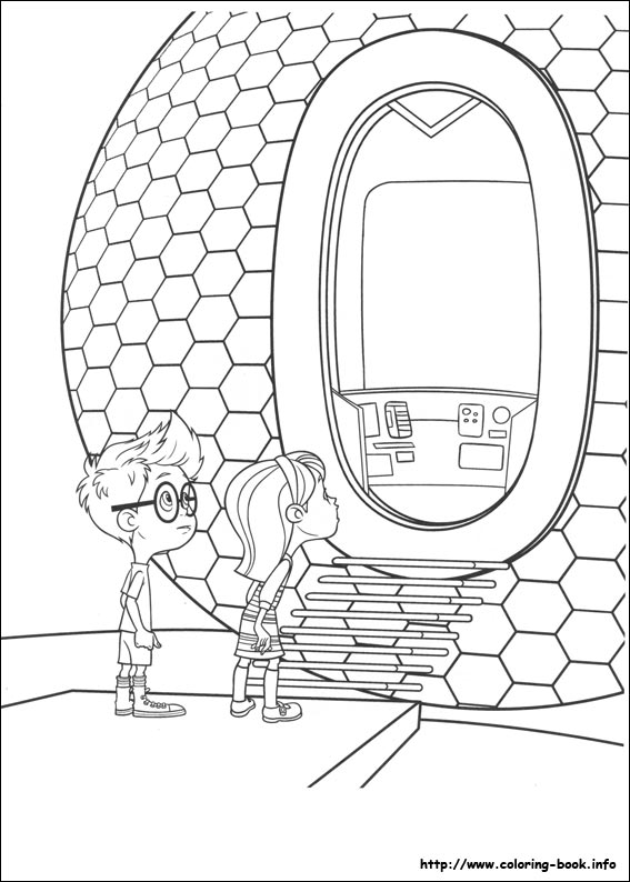 Mr. Peabody & Sherman coloring picture