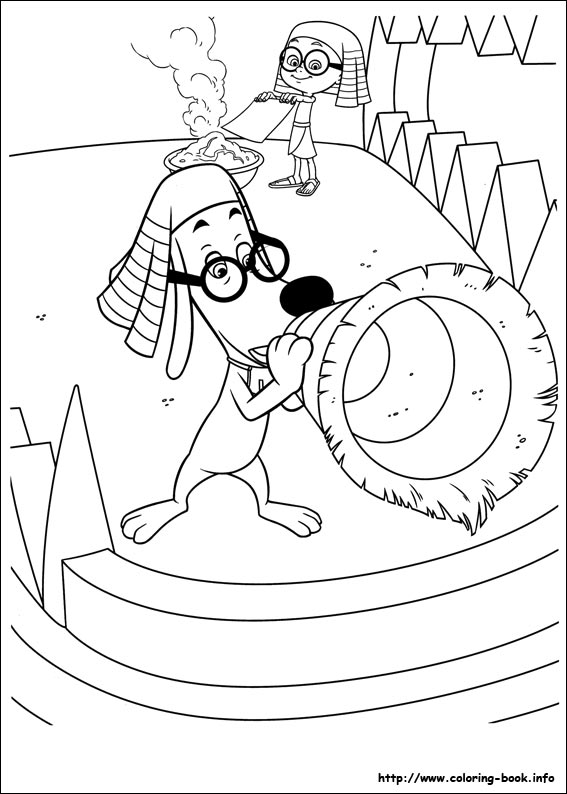 Mr. Peabody & Sherman coloring picture