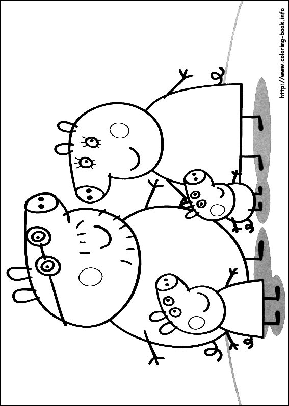 Peppa Pig coloring picture