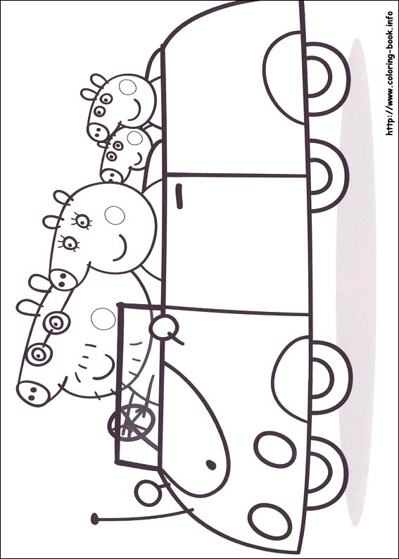 Peppa Pig coloring picture