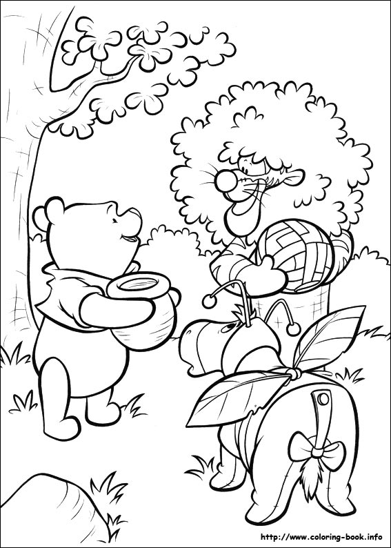 Piglet coloring picture