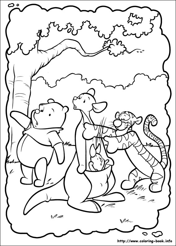 Piglet coloring picture